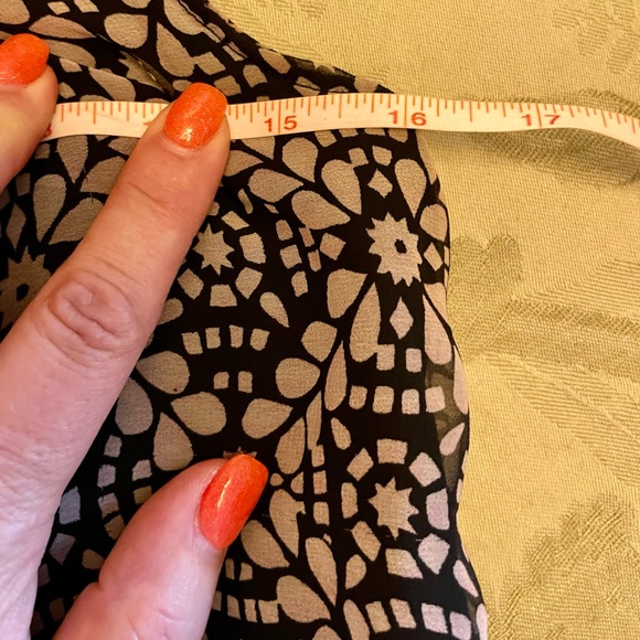 American Eagle Outfitters AEO Print Embroidered Tie Straps Tassel Accent XS TP - Picture 9 of 16